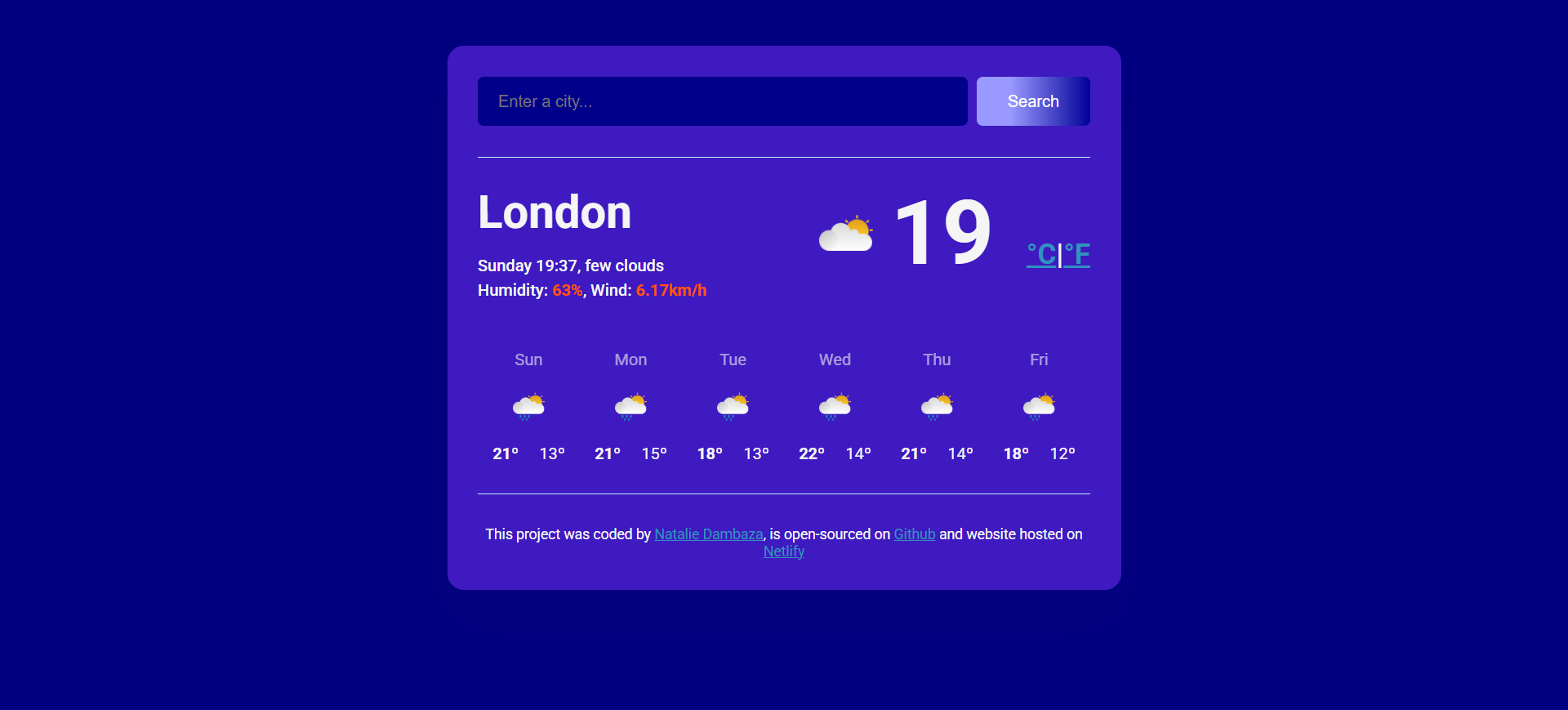 Weather Project Preview
